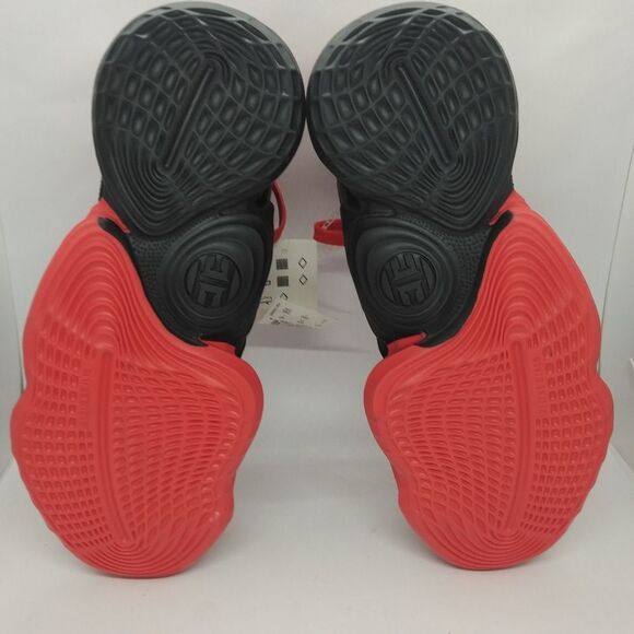 Adidas Harden Vol 4 Power Red Basketball Sneakers Shoes Men's Size 7 Red Black - Picture 7 of 8